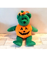 Ty Beanie Babies Collection Tricky the Pumpkin Halloween Bear Stuffed Toy  - £12.42 GBP