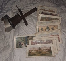  Stereoscope and Stereoview Cards. - $140.24