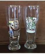2 Vtg German Beer Glasses Bavarian Humor | Matching 0.5L Etched Pilsner ... - $466.84 MXN