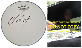 Chad Smith Red Hot Chili Peppers Drummer signed Drumhead COA proof autog... - $247.49