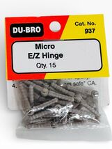 Du-Bro - Micro E/Z Hinge 15 Qty Part 937-JT25 NEW - $7.49