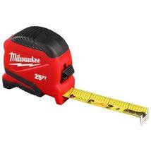 Milwaukee 25 ft. Compact Tape Measure with Fractional Scale - $22.95