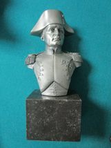 Napoleon Bust Brass Finial Salvage Figurines Sculpture Paperweight Pick ... - £97.07 GBP+