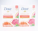 Dove Summer Care Limited Edition Grapefruit Beauty Soap Bars 8 Count Lot... - £30.99 GBP
