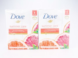 Dove Summer Care Limited Edition Grapefruit Beauty Soap Bars 8 Count Lot... - $38.65