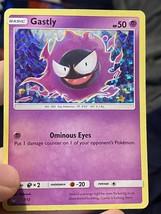 Pokemon Basic Gastly HP50 Ominous Eyes Trading Cards 2019 Collectibles Holo Foil - £8.88 GBP