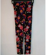 New Lularoe Kids Leggings Halloween With Trick Or Treating Cats Design S... - $238.73 MXN