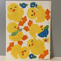 Vintage Hallmark 1981 Fuzzy Duck Stickers - £19.58 GBP