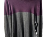 Calvin Klein Sweater Womens XL Color Block  Long Sleeved Turtle Neck Tig... - $22.48