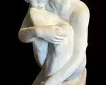 Modernist "Mother’s Love" Figurine – Large 17" Off-White Tabletop Sculpture - $50.00