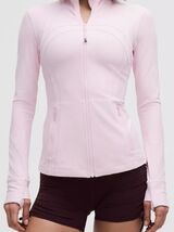FAST SHIP LULULEMON Define Jacket Nulu Pink Organza  SZ 8 NWT - $199.00