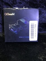 Vga To Hdmi Adapter, Q Gee M Vga To Hdmi Adapter With Audio/1080p Video - £3.15 GBP