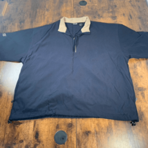 Ping Collection 1/2 Zip Golf Pullover Windbreaker Mens XL Navy Wind Shirt - $24.75