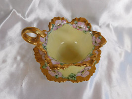 Signed Yellow Tressemanes &amp; Vogt Gravy Boat with Attached Underplate # 2... - $84.10