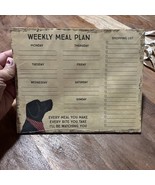 Primitives By Kathy Black Lab Weekly Meal Plan   Notepad - NEW &amp; SEALED ... - €9,81 EUR