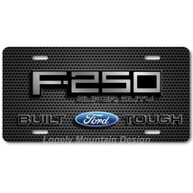 Ford F-250 Super Duty Inspired Art on Grill FLAT Aluminum Novelty License Plate - £14.14 GBP