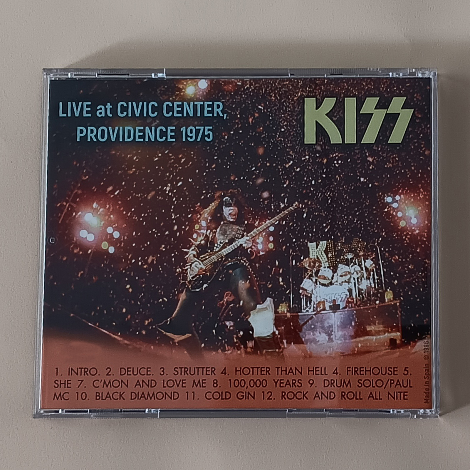 KISS - LIVE AT CIVIC CENTER, PROVIDENCE 1975 CD Item image 4