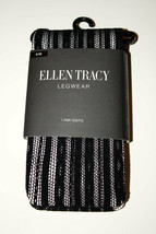 ELLEN TRACY Hosiery PANTYHOSE Black Tights LEGWEAR S/M Free Shipping - £50.28 GBP