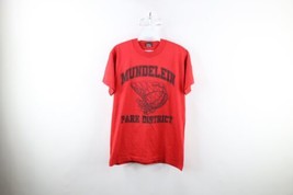 Vtg 90s Streetwear Mens M Faded Mundelein Park District Basketball T-Shirt USA - £27.22 GBP