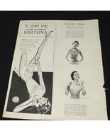 Vintage Print Ad 1955 Fortuna Girdle Figure Flatterer Seventeen Magazine - €5,89 EUR