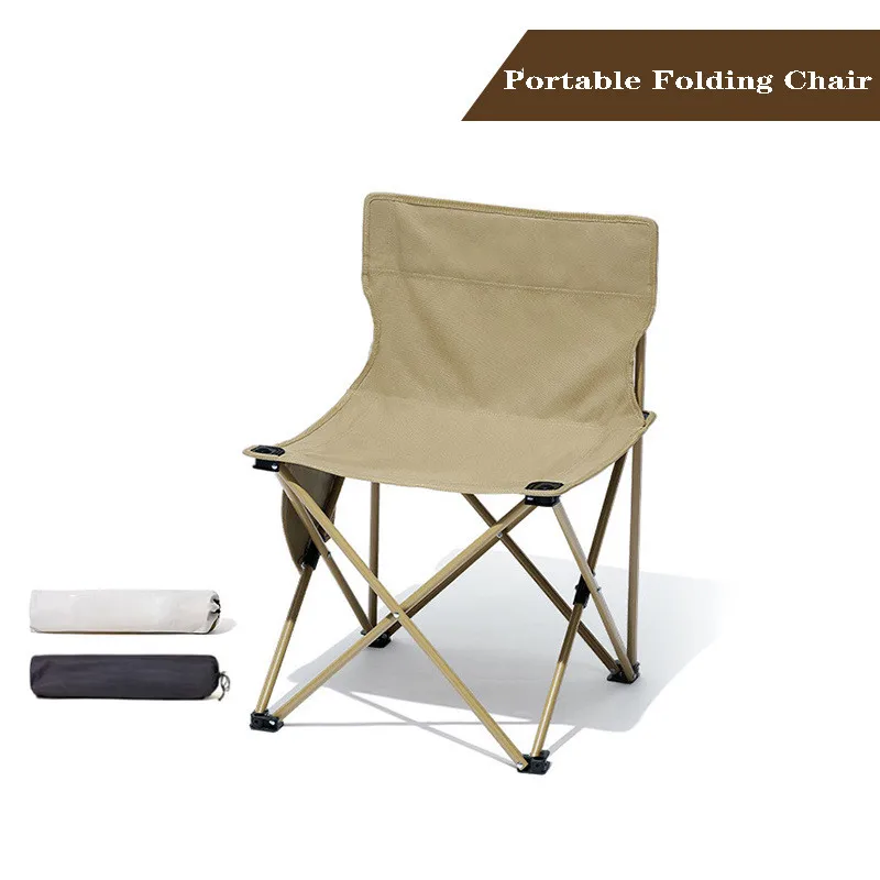 Outdoor Portable Folding Camping Chair Fishing Beach Casual Adjustable Chairs - £30.96 GBP