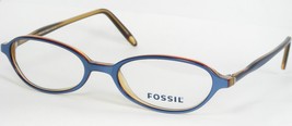 Vintage Fossil Kentucky OF2005 450 Blue Eyeglasses Glasses 47-17-140mm (Notes) - £31.38 GBP