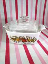 70&#39;s Corning Ware Spice of Life French Le Persil La Sauge 1-1/2 QT Casserole+Lid - £19.24 GBP