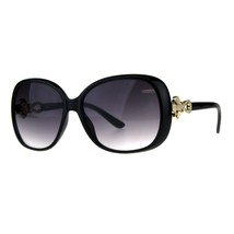Womens Square Frame Sunglasses Classy Elegant Rhinestone Design - £9.64 GBP