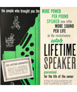 1960 Utah Lifetime Speaker Advertisement Vintage TV Radio Electronics DW... - $460.99 MXN