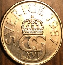 1987 Sweden 5 Kronor Coin - £1.01 GBP
