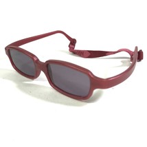 Miraflex Sunglasses NEW BABY 2 Red Rectangular Frames with Purple Lenses - £52.01 GBP