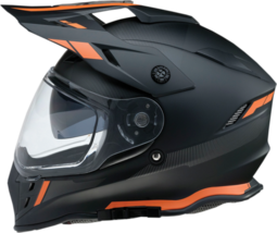 Z1R Adult Dual Sport Range Uptake Helmet Black/Orange Small - £111.86 GBP