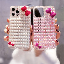 For iPhone 13 Pro Max 12 11 14 XS XR 8 Bling Hard back hard silicon case - £35.99 GBP