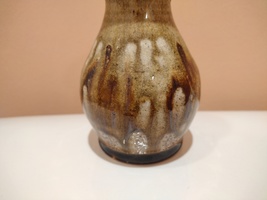 Joseph Sand Pottery Vase, Studio Art Pottery, Ceramic Bud Vase, Curry Wilkinson image 5