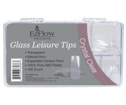 EzFlow Glass Leisure Crystal Clear Tips, 100 CT - £12.34 GBP