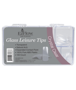 EzFlow Glass Leisure Crystal Clear Tips, 100 CT - £12.42 GBP