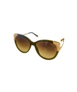 Chopard Women Black Gold Soft Cateye Plastic Sunglass, Gradient Lens SCH... - £143.69 GBP