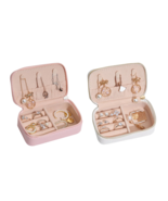 Anyhouz Jewelry Box Portable Spacious Single Layer Organizer with Neckla... - $39.57 CAD