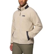 Columbia Mens Sweater Tan Fleece Full-Zip Big Timber Peak Pockets Midwei... - $1,160.06 MXN