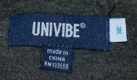 Univibe UB220400 Medium Black Gray Color Short Sleeve T-Shirt image 5