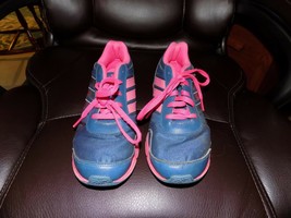 Adidas Performance Hyperfast Pink/Royal Blue Running Shoe 4M Girl&#39;s EUC - $23.20