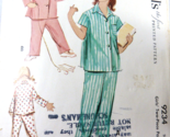 Vintage McCall&#39;s 9234 Girl&#39;s Pajamas Pattern Size  8 vtg 1952 - £4.44 GBP