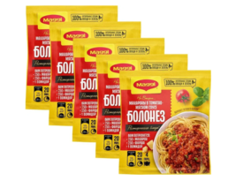 Maggi for the second course for pasta in tomato and meat sauce Bolonaise - 5 pac - $30.00