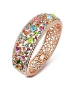 Colorful Crystal Stone Bangle - £18.37 GBP