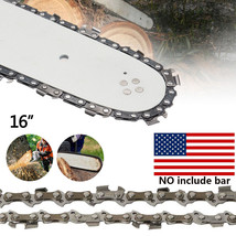 16&quot; Chainsaw 3/8&quot; Lp .050 56Dl Saw Chain Blade Fit For Poulan &amp; Husqvarn... - $23.99