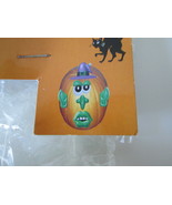 Halloween &quot;WITCH&quot; Reusable 6-pc Plastic Push-In Pumpkin Decorating Kit - £6.19 GBP