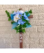 Grave Flowers, Dad Cross Memorial 24” - $31.00