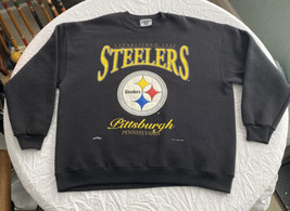 Vtg NFL Steelers Pittsburgh 1995 Sweatshirt Mens XXL Made in USA 90s LEE... - $43.53