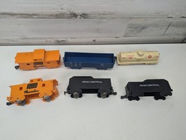 Marx O Electric Train Parts 2 Caboose Gondola Coal Rocket Fuel Vintage UNTESTED - $15.23