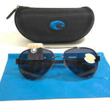 Costa Sunglasses Loreto LR 22 Gunmetal Black Frames with Gray 580P Lenses - $139.94